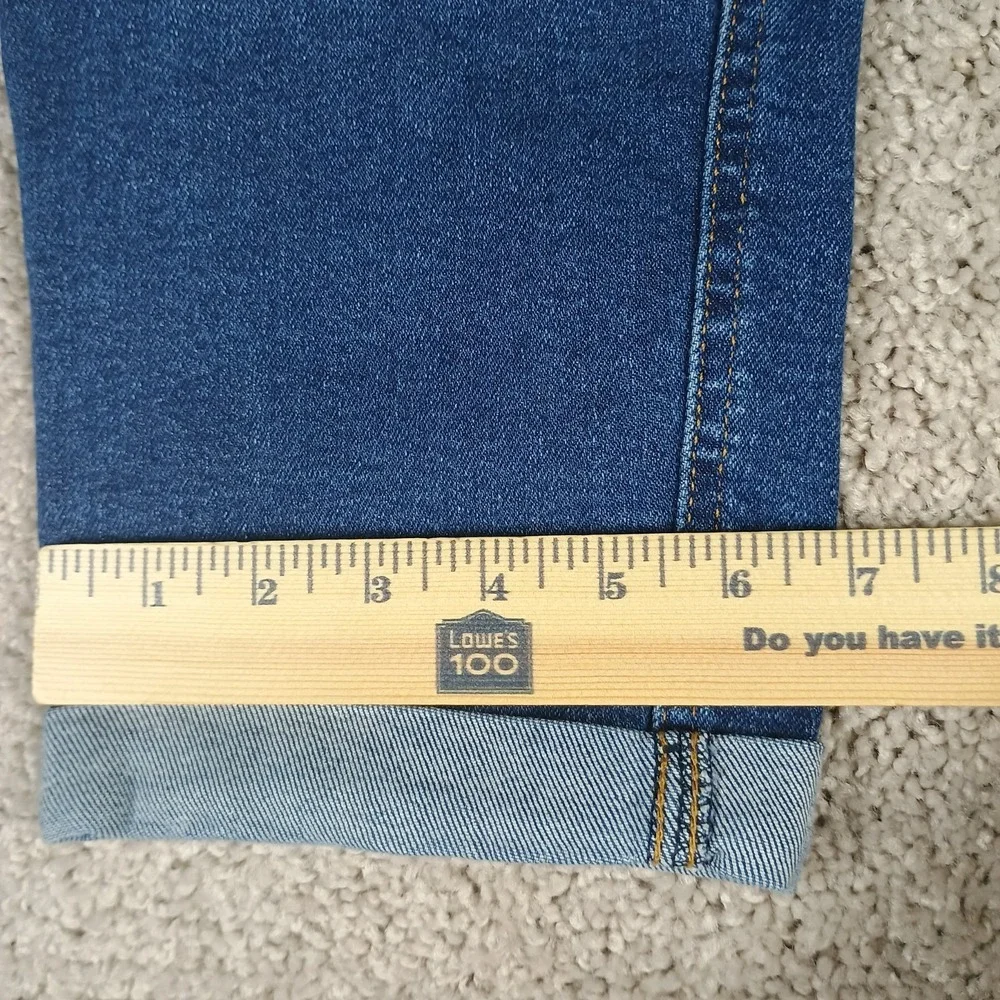 Signature Levi Strauss Heritage Boyfriend Jeans Women's 10 Relaxed Fit Cuffed